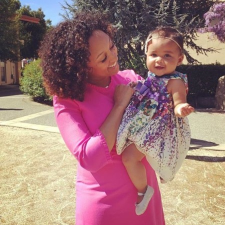 Ariah Talea Housley with her mother Tamera Mowry.